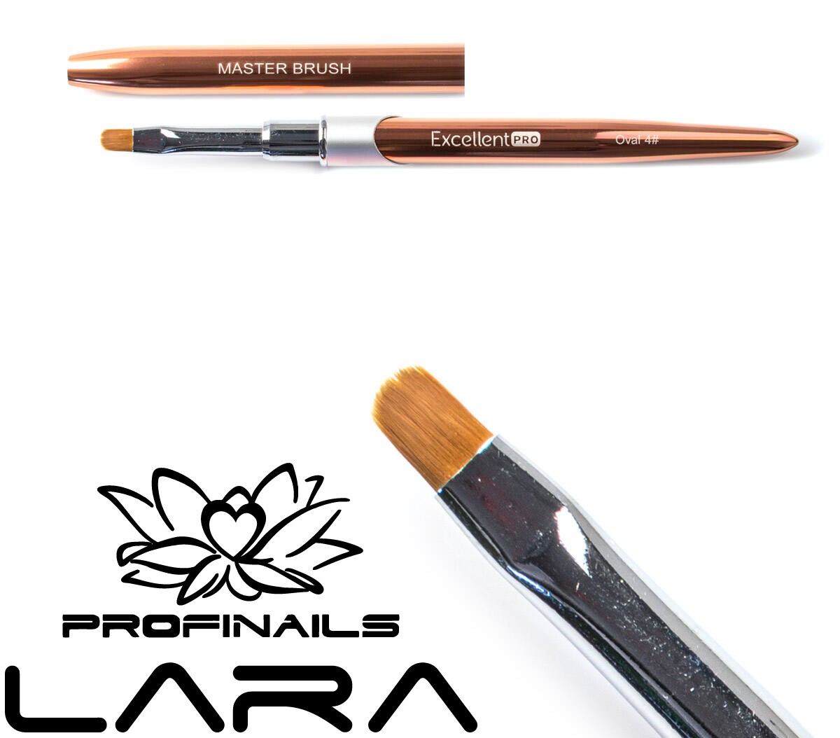 ŠTĚTEC OVÁL VEL.4 ROSEGOLD
