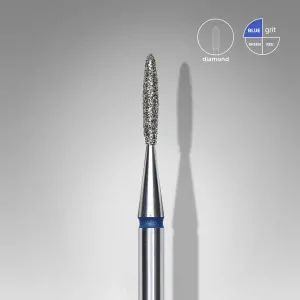 STALEKS DIAMANTOVÁ FRÉZA - "FLAME" BLUE 1,4MM/8MM