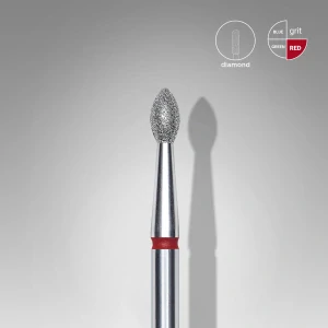 STALEKS DIAMANTOVÁ FRÉZA - "BUD" RED 2,5MM/4,5MM