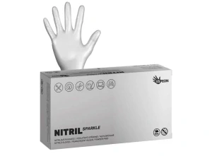 ESPEON NITRILOVÉ RUKAVICE PEARL SILVER M 100KS